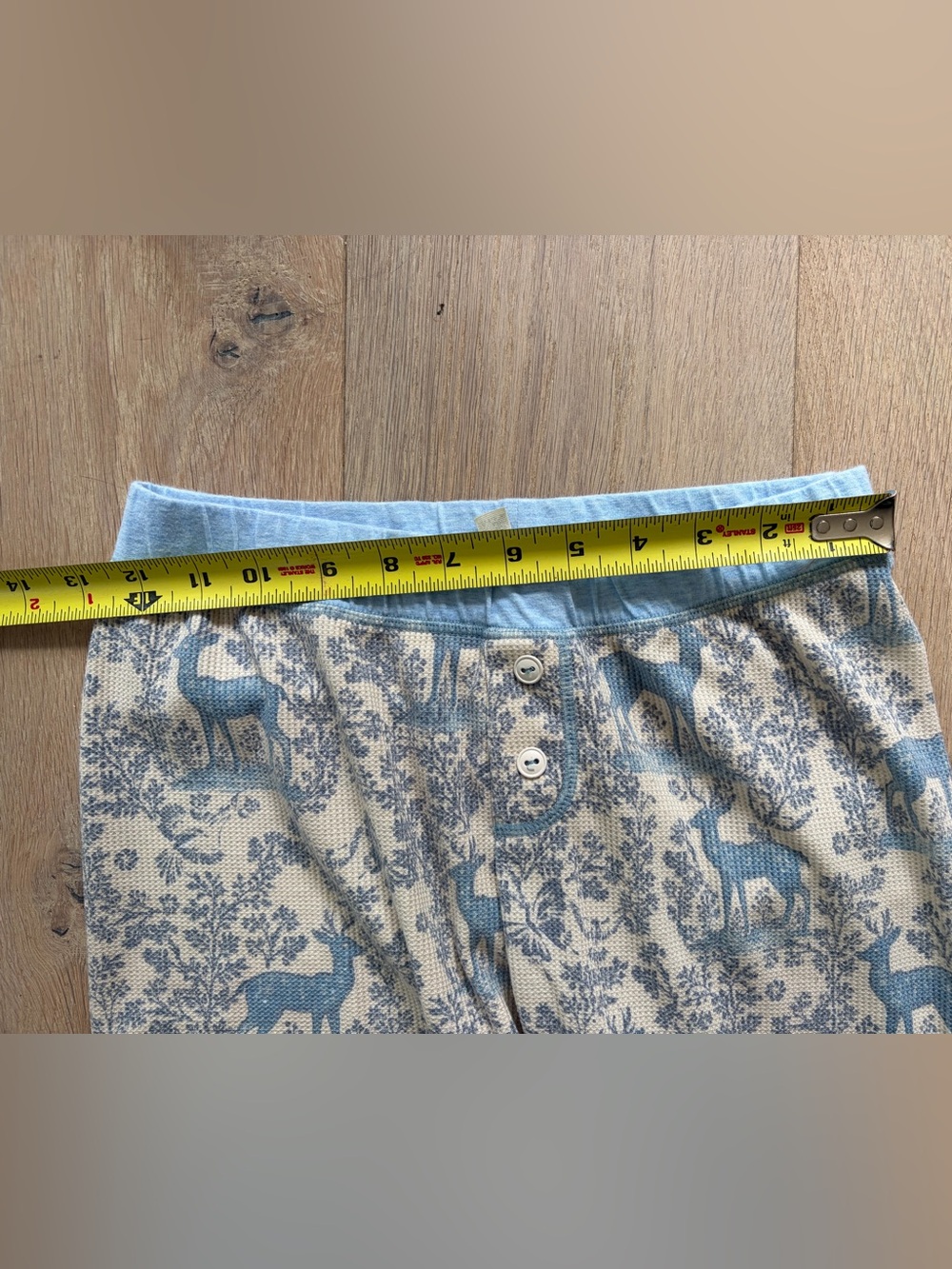 Intimately by Free People pajama lounge bottoms winter deer latter - size small - Picture 4 of 6